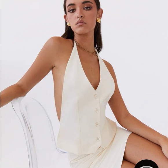 Peppermayo Tops - NWT! Peppermayo - Sarah Halterneck Vest Top -